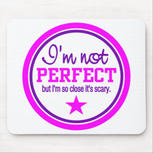 Tapis De Souris PAS PARFAIT mousepad - rose / violet