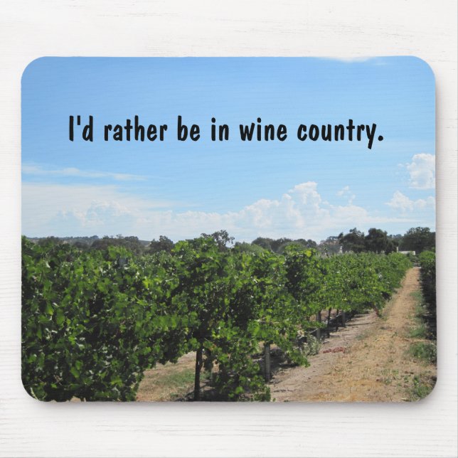 Tapis De Souris Paso Robles, la Californie, pays de vin (Devant)