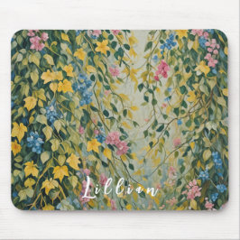Tapis De Souris Passage enchanté : Jardin secret Pastel