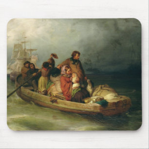 Tapis De Souris Passagers émigrés à bord, 1851