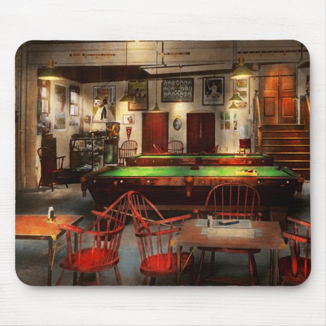 Tapis De Souris Passe-temps - piscine - le club 1915 de billards (Devant)