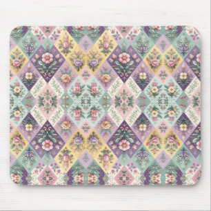 Tapis De Souris Pastel coloré Jacquard Pâques/Printemps