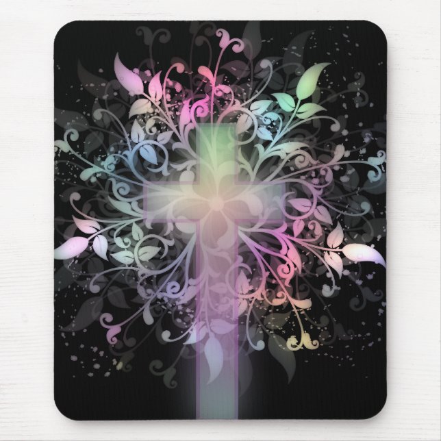 Tapis De Souris Pastel floral (Devant)