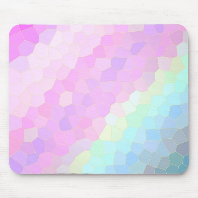 Tapis De Souris Pastel Mosaic (Devant)