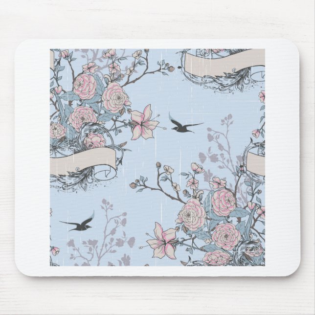 Tapis De Souris pastel shabby chic (Devant)