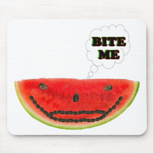 Tapis De Souris Pastèque Bite Me