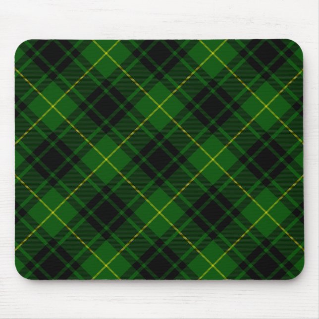 Tapis De Souris Pâte verte de tartan MacArthur (Devant)