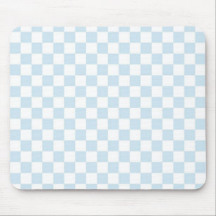 Tapis De Souris Pâtes et cartons Bleus et Blancs