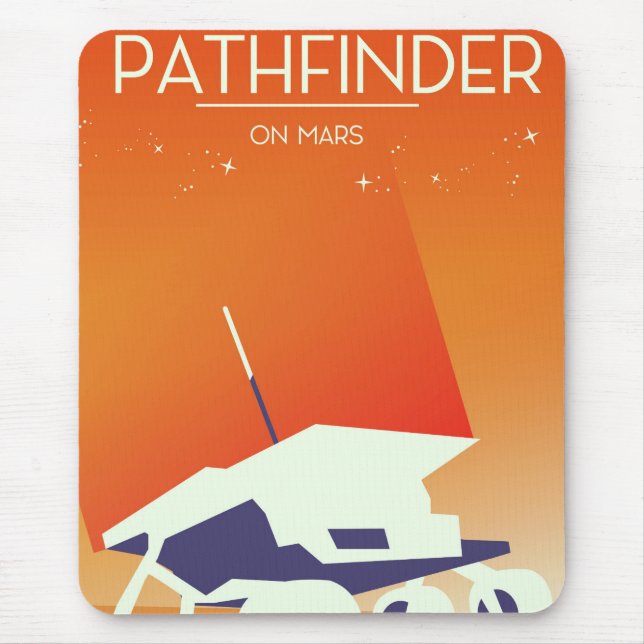Tapis De Souris Pathfinder sur Mars Space Art (Devant)