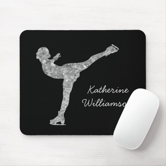 Tapis De Souris Patinage artistique personnalisé Patinage sur glac (Avec souris)