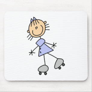 Tapis De Souris Patineur artistique Mousepad de bâton