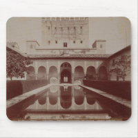 Patio de los Arrayanes, Alhambra, c.1875-80 (sépia