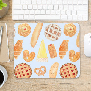 Tapis De Souris Pâtisserie Boulangerie Française Pâtisserie Pain A