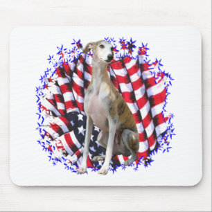 Tapis De Souris Patriote de whippet
