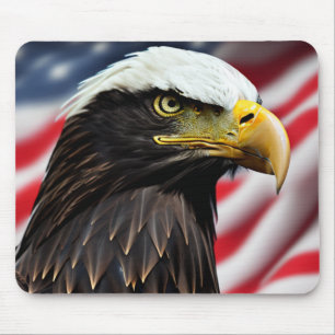 Tapis De Souris Patriotique/Aigle/Américain/USA