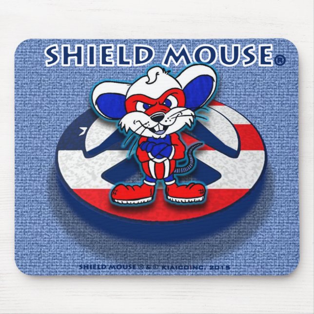 Tapis de souris patriotique de paix de SOURIS de (Devant)