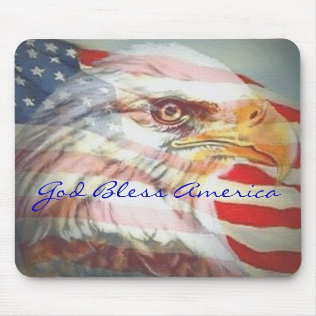 Tapis De Souris Patriotique Mousepad (Devant)