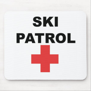 Tapis De Souris Patrouille de ski