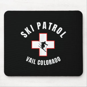 Tapis De Souris Patrouille de ski Vail Colorado
