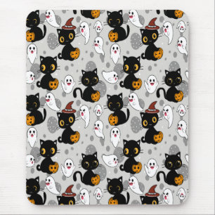 Tapis De Souris Patrouilles éffrayantes du Citrouille fantôme