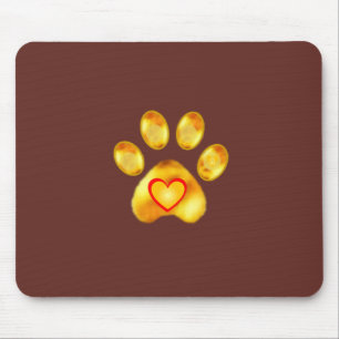 Tapis De Souris Patte dorée élégante