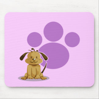 Tapis De Souris Patte pourpre de chiot