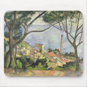 Tapis De Souris Paul Cezanne la mer au l'Estaque, 1878