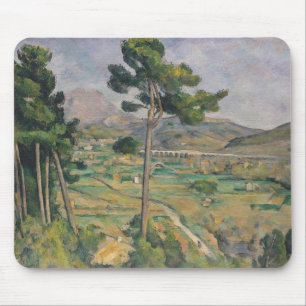 Tapis De Souris Paul Cezanne Paysage avec viaduc