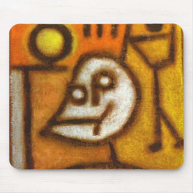 Tapis De Souris Paul Klee - la mort et le feu (Devant)