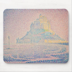 Tapis De Souris Paul Signac - Mont Saint Michel, Brume et Soleil