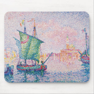 Tapis De Souris Paul Signac - Venise, Le Nuage Rose