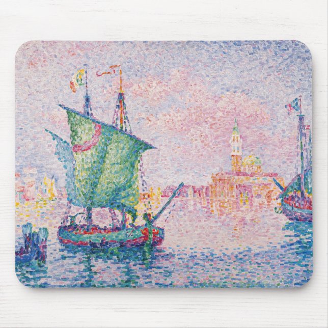 Tapis De Souris Paul Signac - Venise, Le Nuage Rose (Devant)