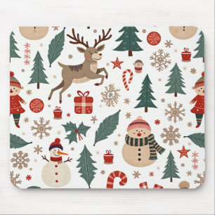 Tapis De Souris Pavé de la souris de Noël