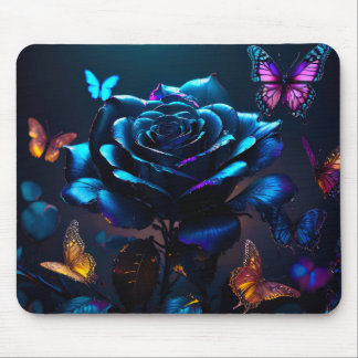 Tapis De Souris Pavé de la souris mystique bleue