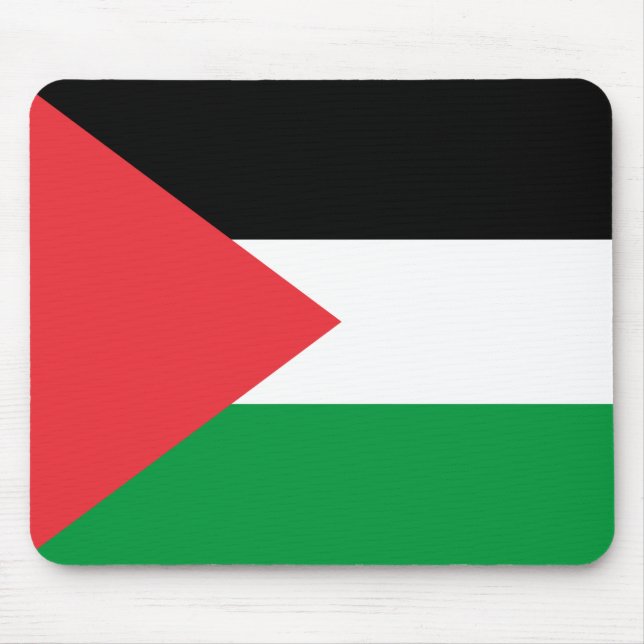 Tapis De Souris Pavé de souris avec Drapeau de Palestine (Devant)