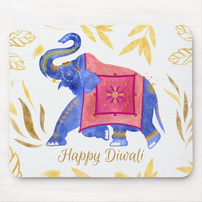 Tapis De Souris Pavé de souris Diwali (Devant)