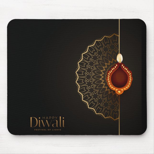 Tapis De Souris Pavé de souris Diwali (Devant)