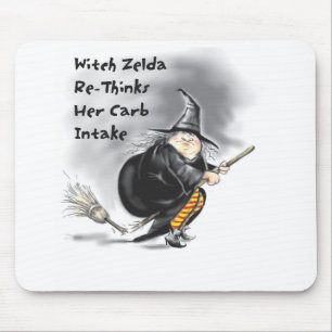 Tapis De Souris Pavé de souris Halloween Witch