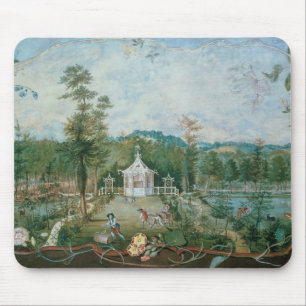 Tapis De Souris Pavillon chinois dans un jardin anglais, 18ème si