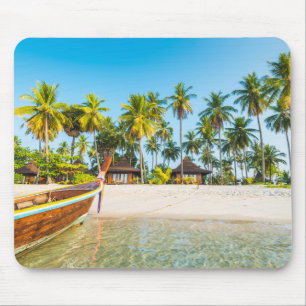 Tapis De Souris Pavillons sur la plage Ko Mook, Thaïlande
