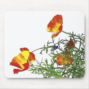 Tapis De Souris Pavot de Californie