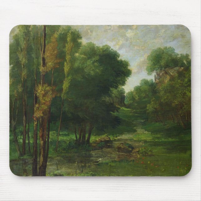 Tapis De Souris Paysage de forêt, 1864 (Devant)