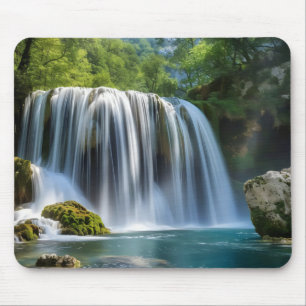 Tapis De Souris Paysage des chutes d'eau