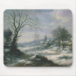 Tapis De Souris Paysage d'hiver
