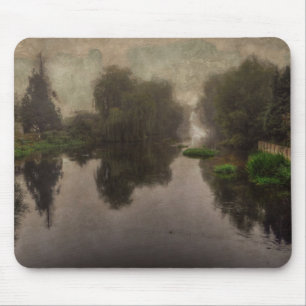 Tapis De Souris Paysage du Vieux Monde Peinture d'Art