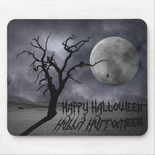 Tapis De Souris Paysage effrayant Halloween