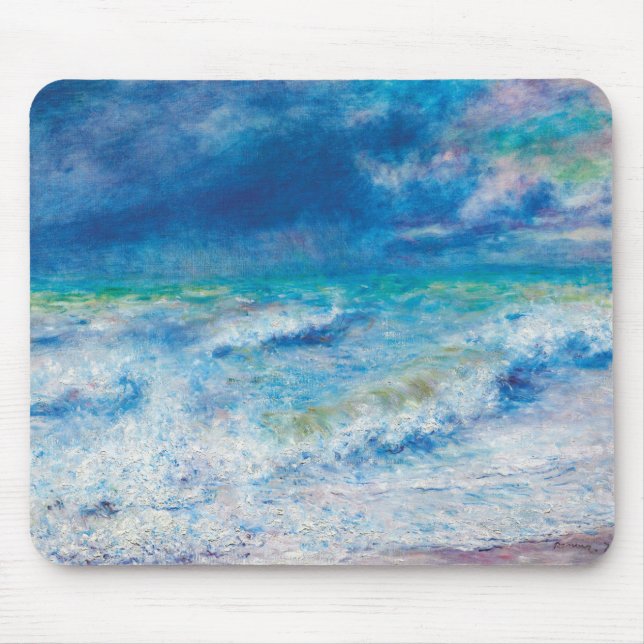 Tapis De Souris Paysage marin (1897) par Pierre-Auguste Renoir (Devant)