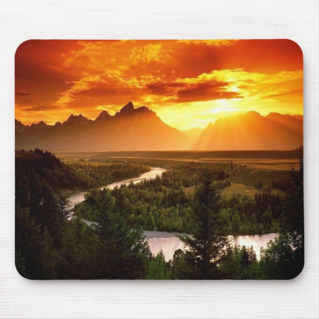 Tapis De Souris Paysage-Montagnes (Devant)