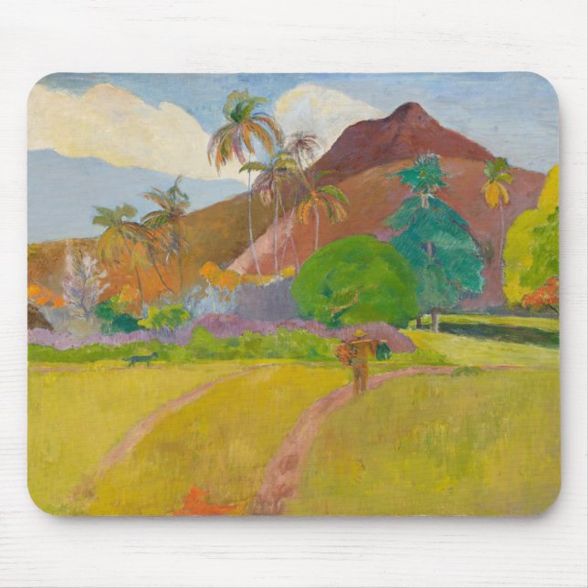 Tapis De Souris Paysage tahitien (par Paul Gaugin) (Devant)