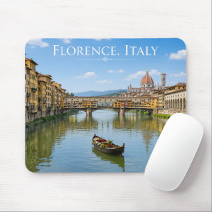 Tapis De Souris Paysage urbain romantique du Ponte Vecchio